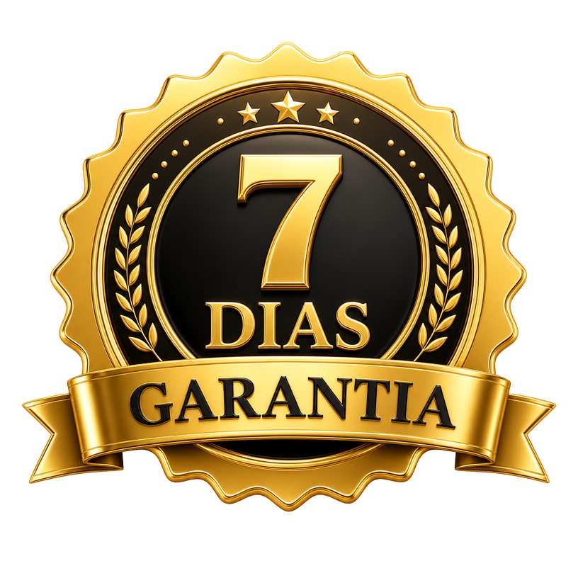 Selo de garantia incondicional de 7 dias